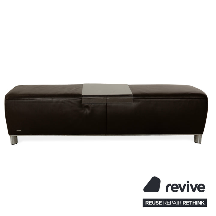 Koinor Volare Leather Stool Brown