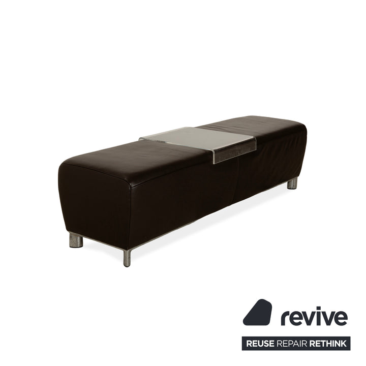 Koinor Volare Leather Stool Brown