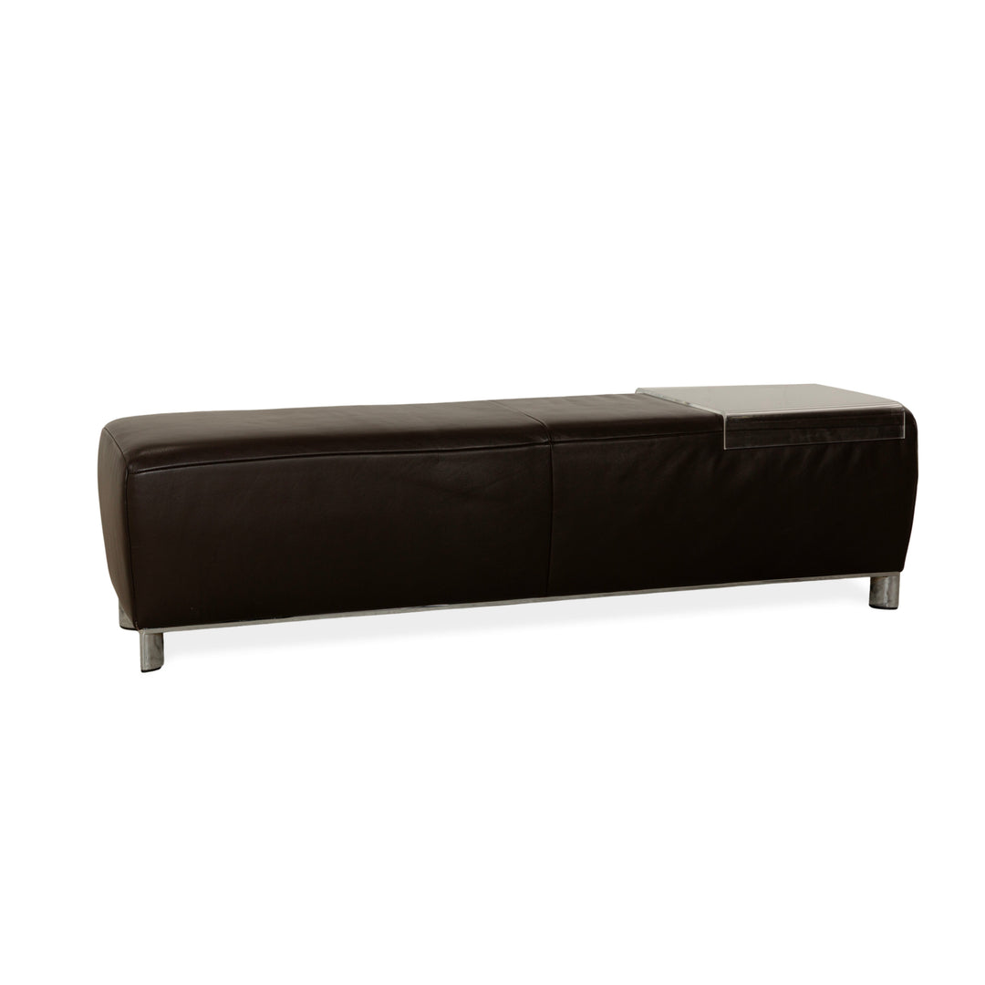 Koinor Volare Leather Stool Brown