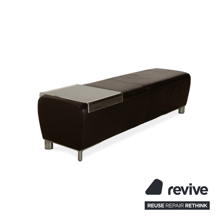 Koinor Volare Leather Stool Brown