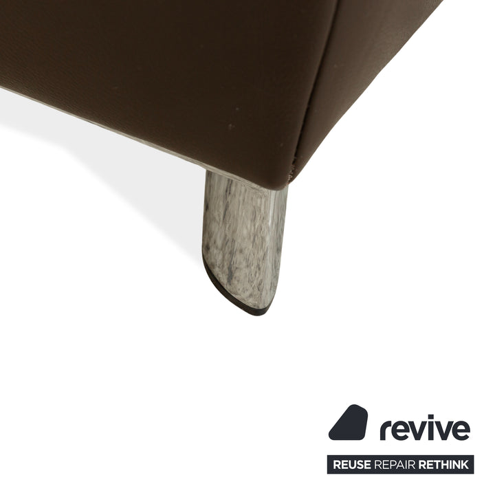 Koinor Volare Leather Stool Brown