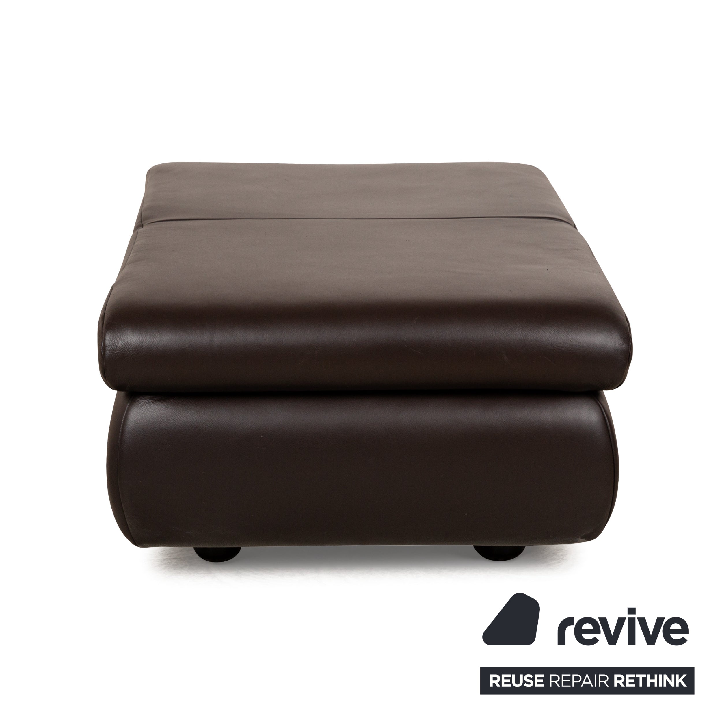 Koinor Volare Leather Stool Brown