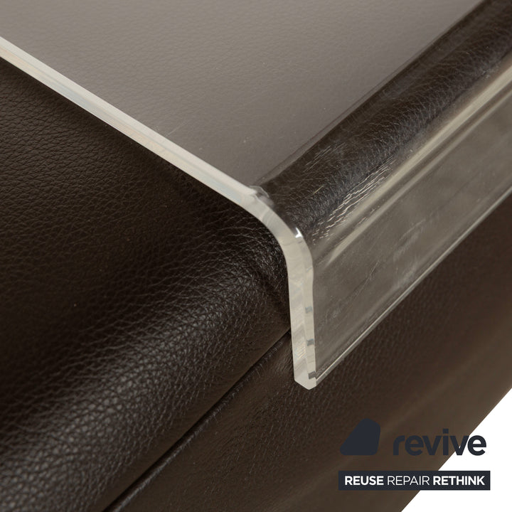 Koinor Volare Leather Stool Brown