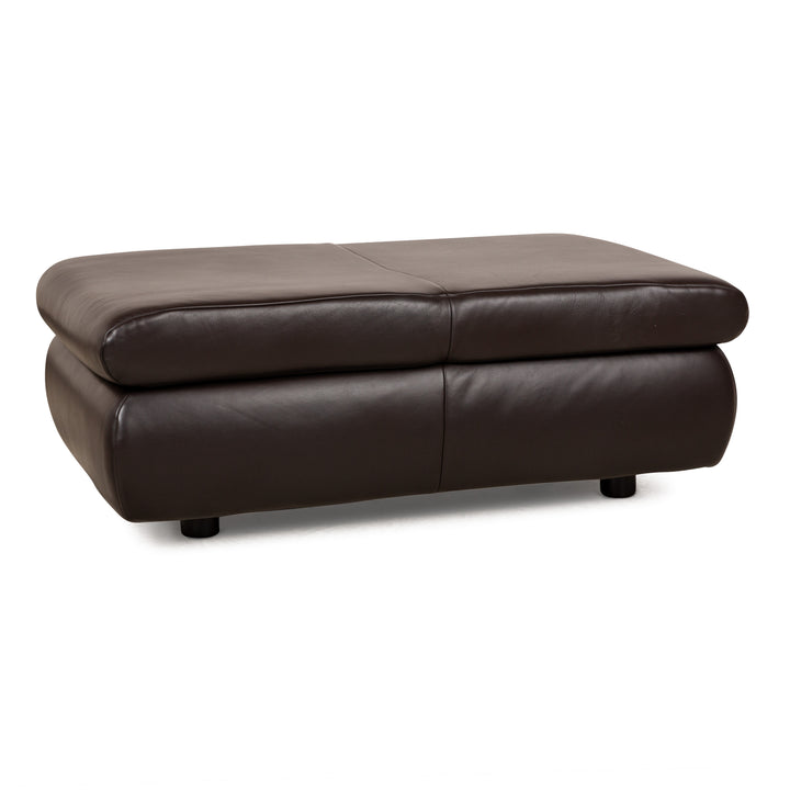 Koinor Volare Leather Stool Brown