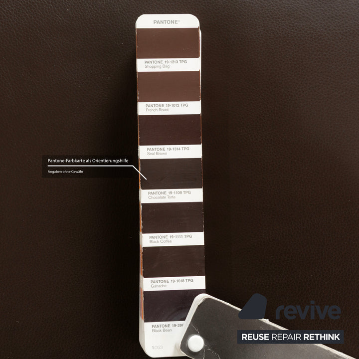 Koinor Volare Leder Hocker Braun