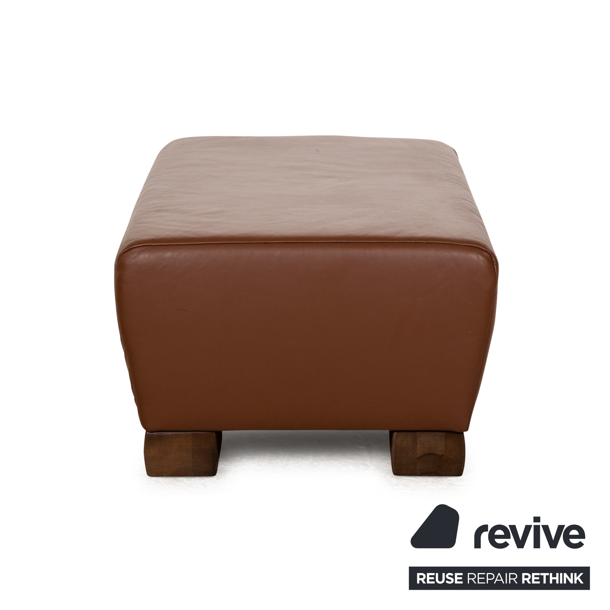 Koinor Volare Leather Stool Brown