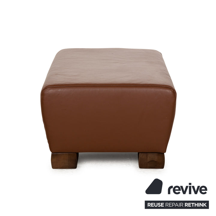 Koinor Volare Tabouret en Cuir Marron