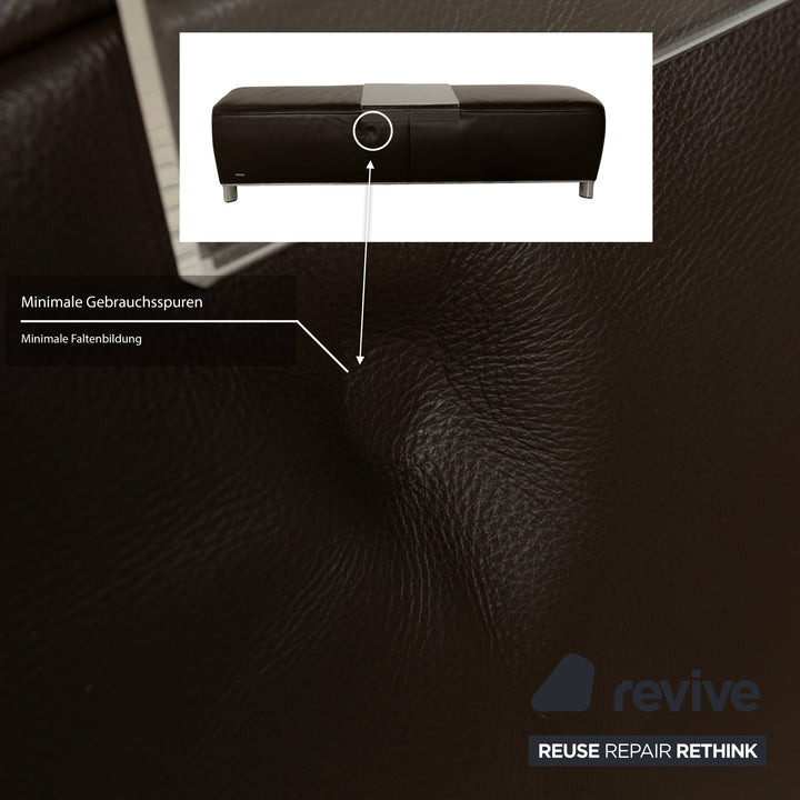 Koinor Volare Leder Hocker Braun