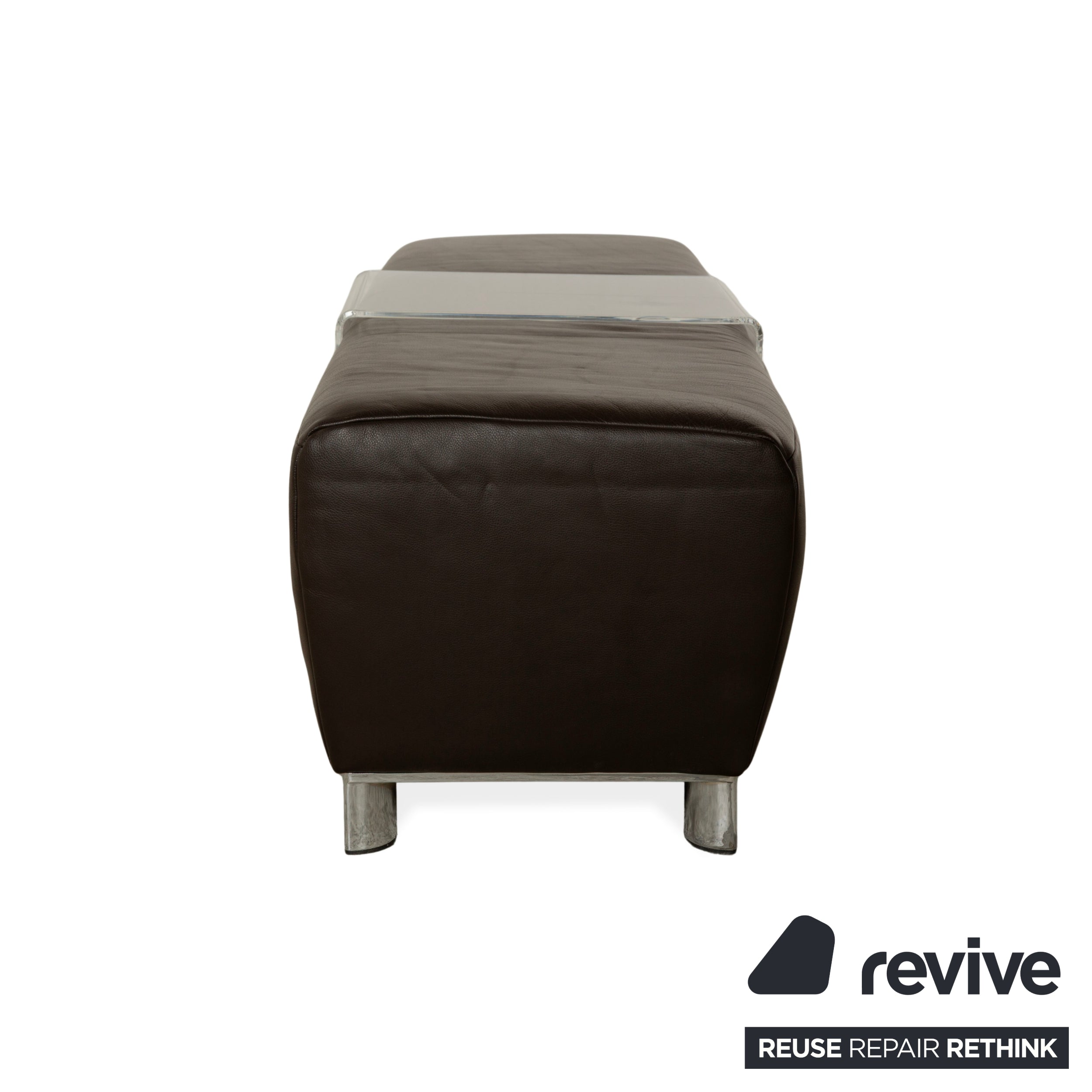 Koinor Volare Leather Stool Brown