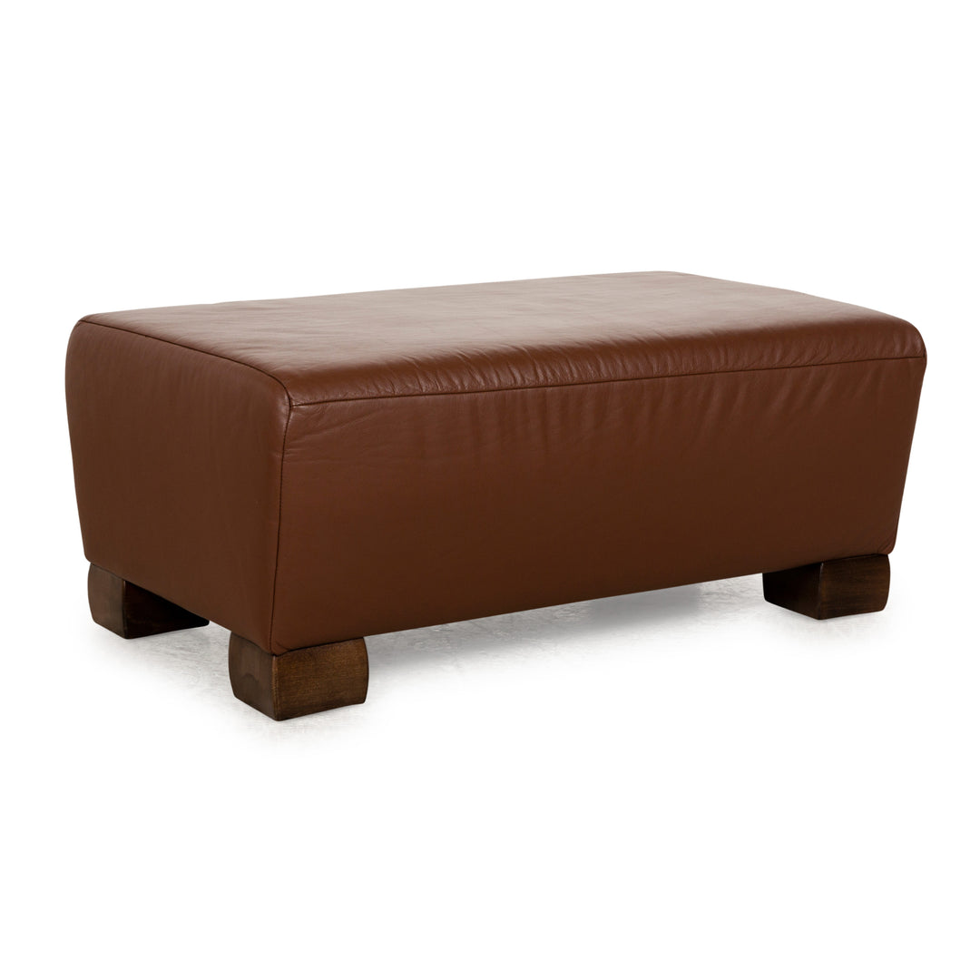 Koinor Volare Tabouret en Cuir Marron