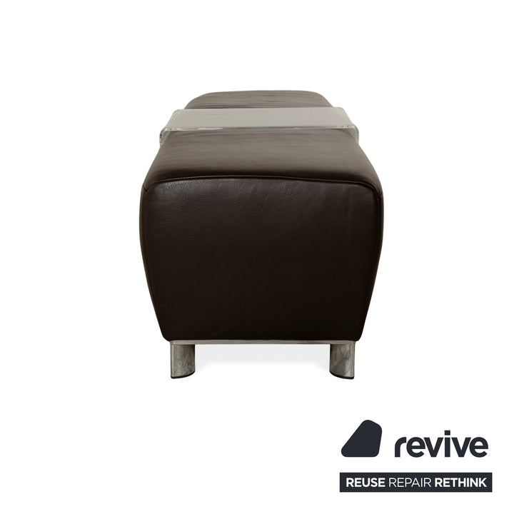 Koinor Volare Leather Stool Brown