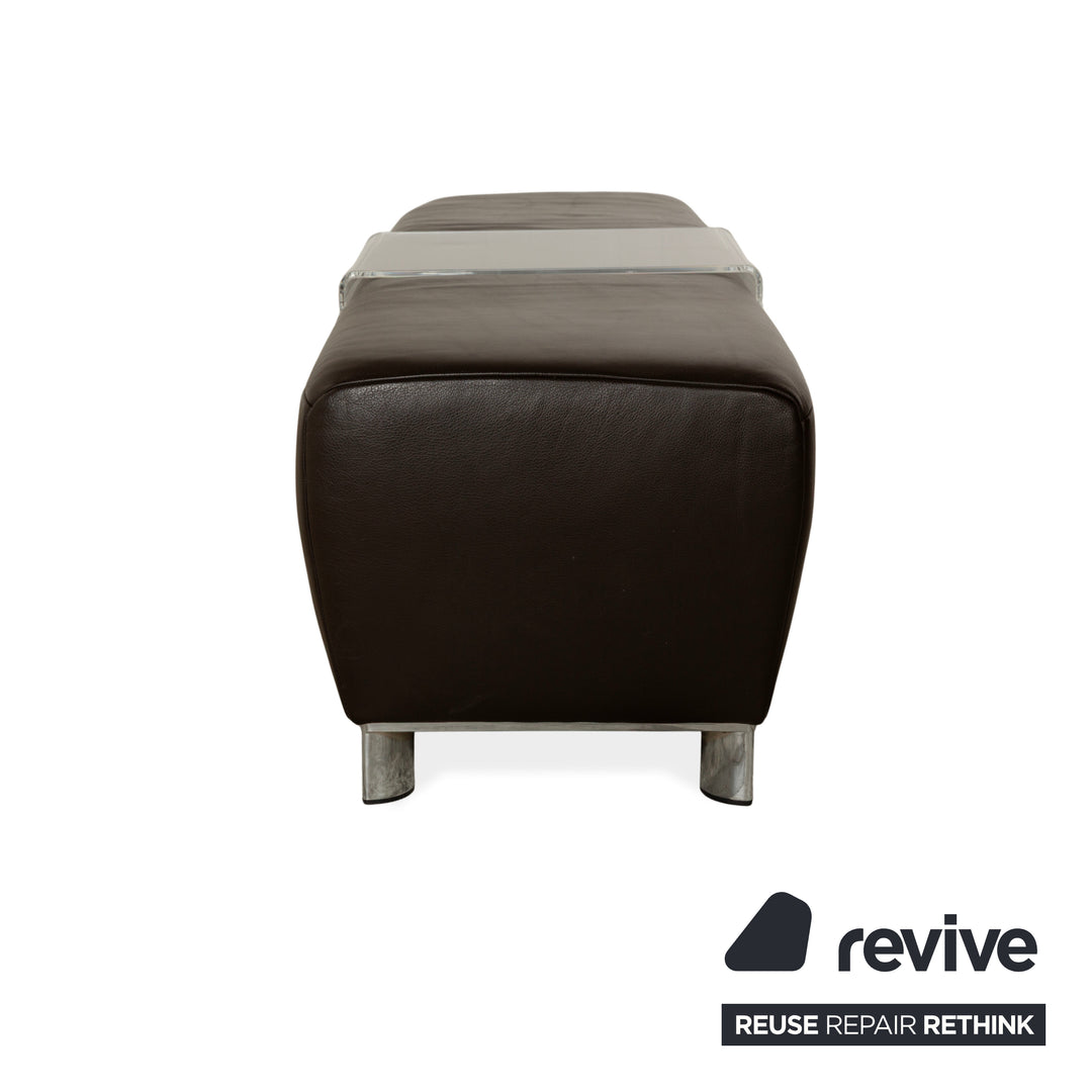 Koinor Volare Leder Hocker Braun