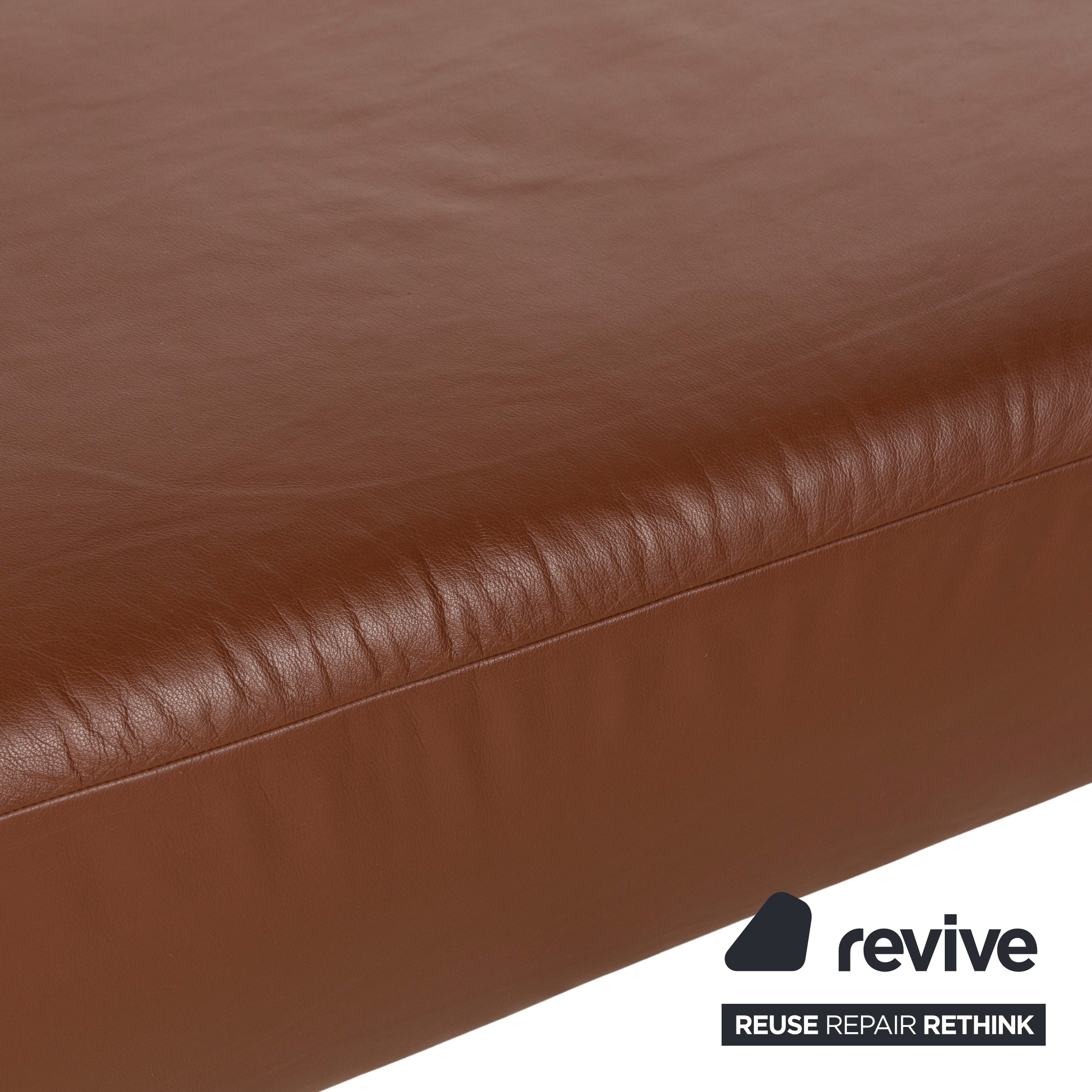 Koinor Volare Leather Stool Brown