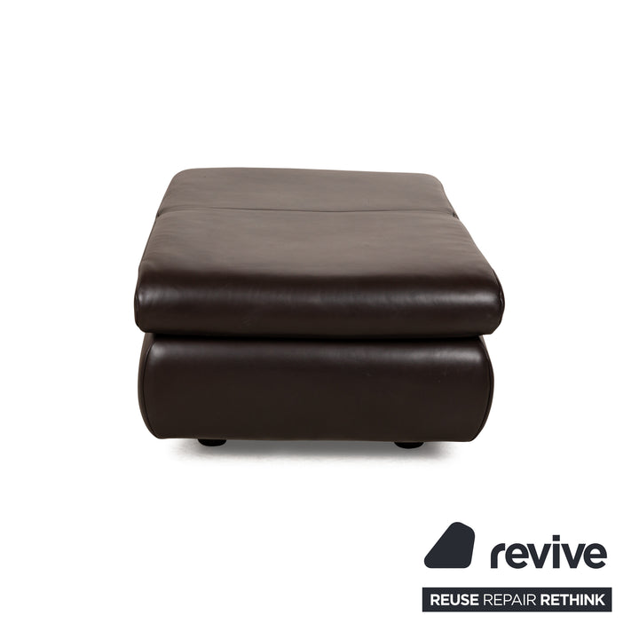 Koinor Volare Leather Stool Brown