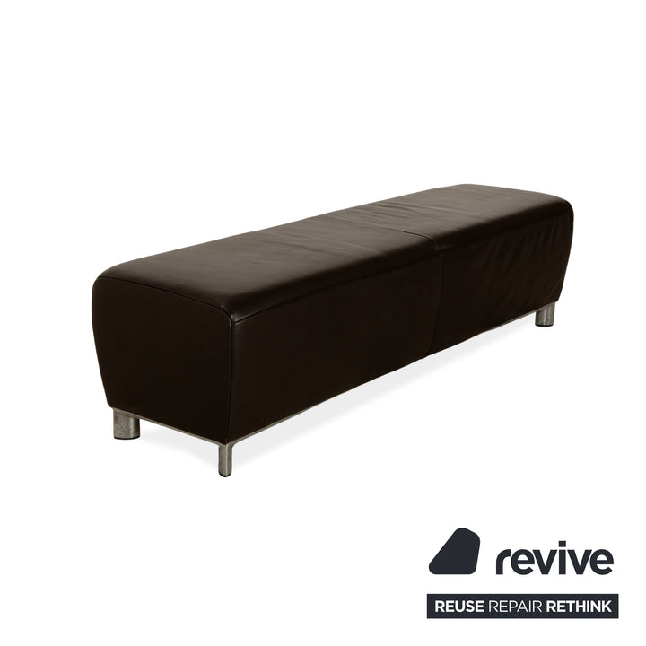 Koinor Volare Leather Stool Brown