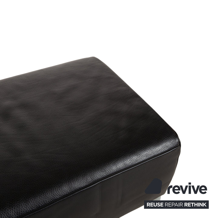 Koinor Volare Leather Stool Black