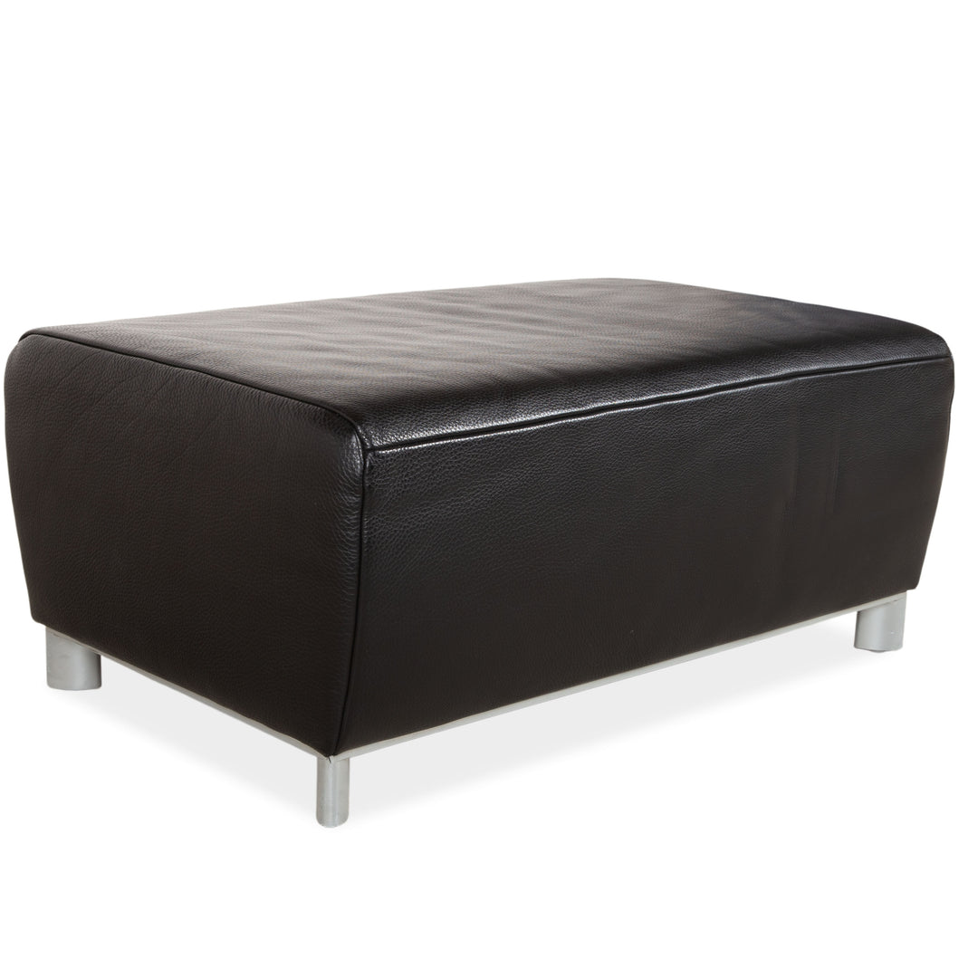 Koinor Volare Leather Stool Black