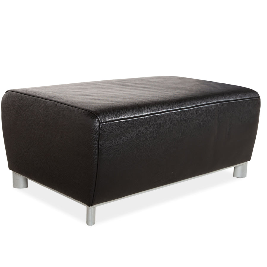 Koinor Volare Leather Stool Black