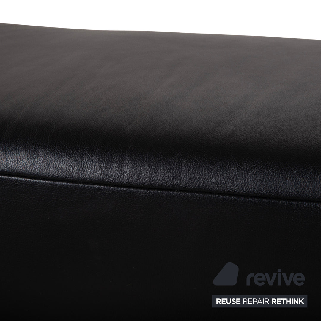 Koinor Volare læder skammel sort sofa sofa