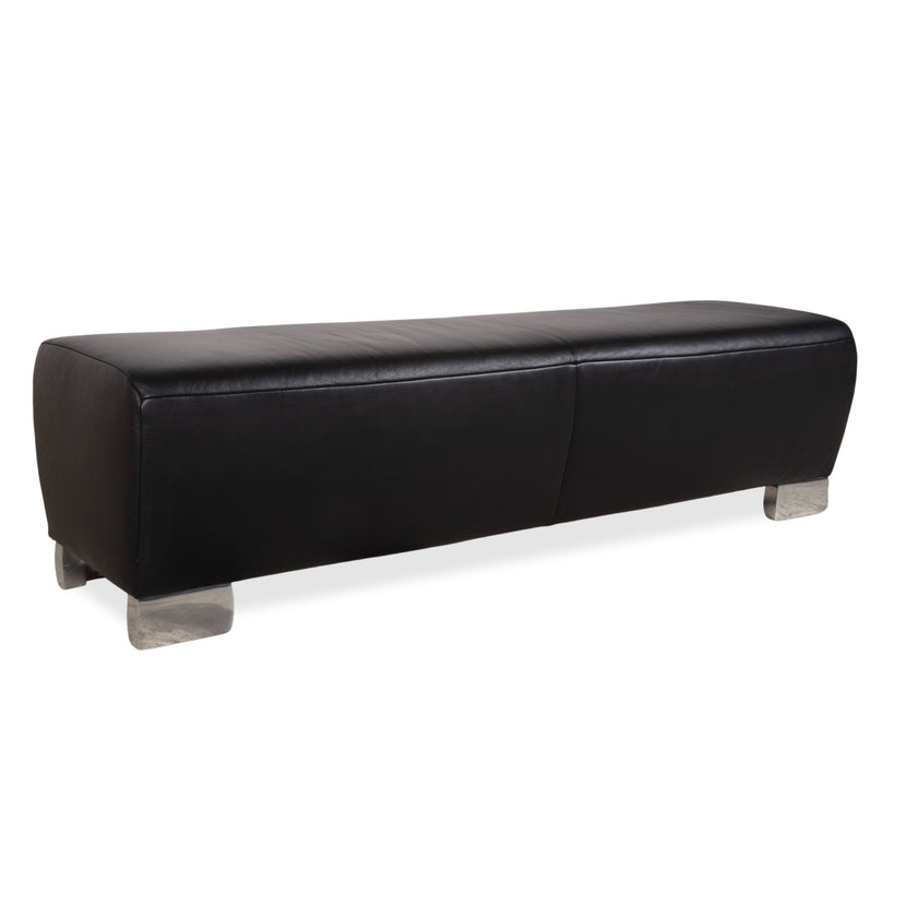 Koinor Volare Leder Hocker Schwarz Sofa Couch