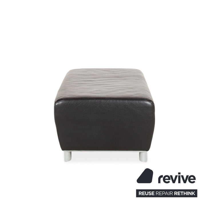Koinor Volare Leather Stool Black