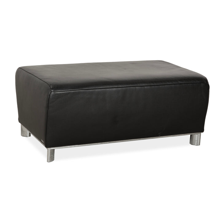 Koinor Volare Leder Hocker Schwarz