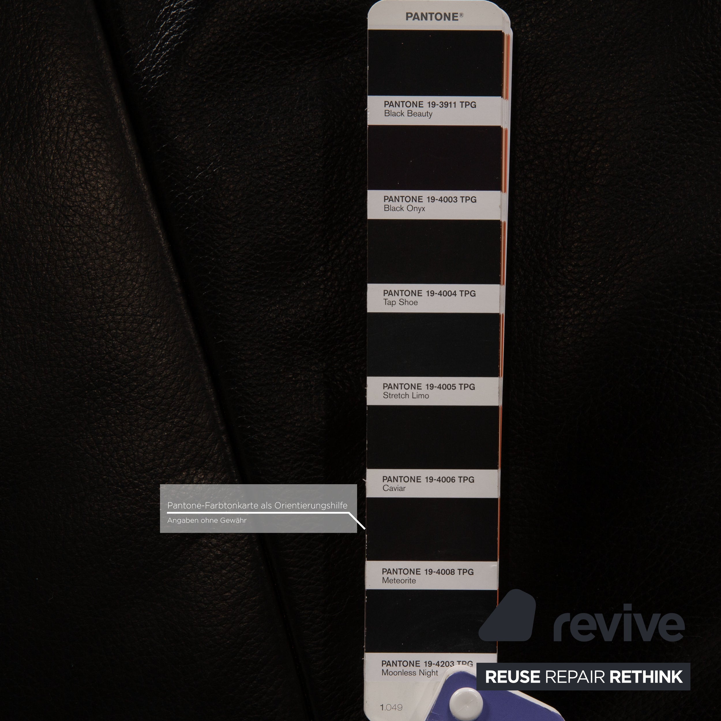 Koinor Volare Chaise Longue en Cuir Noir