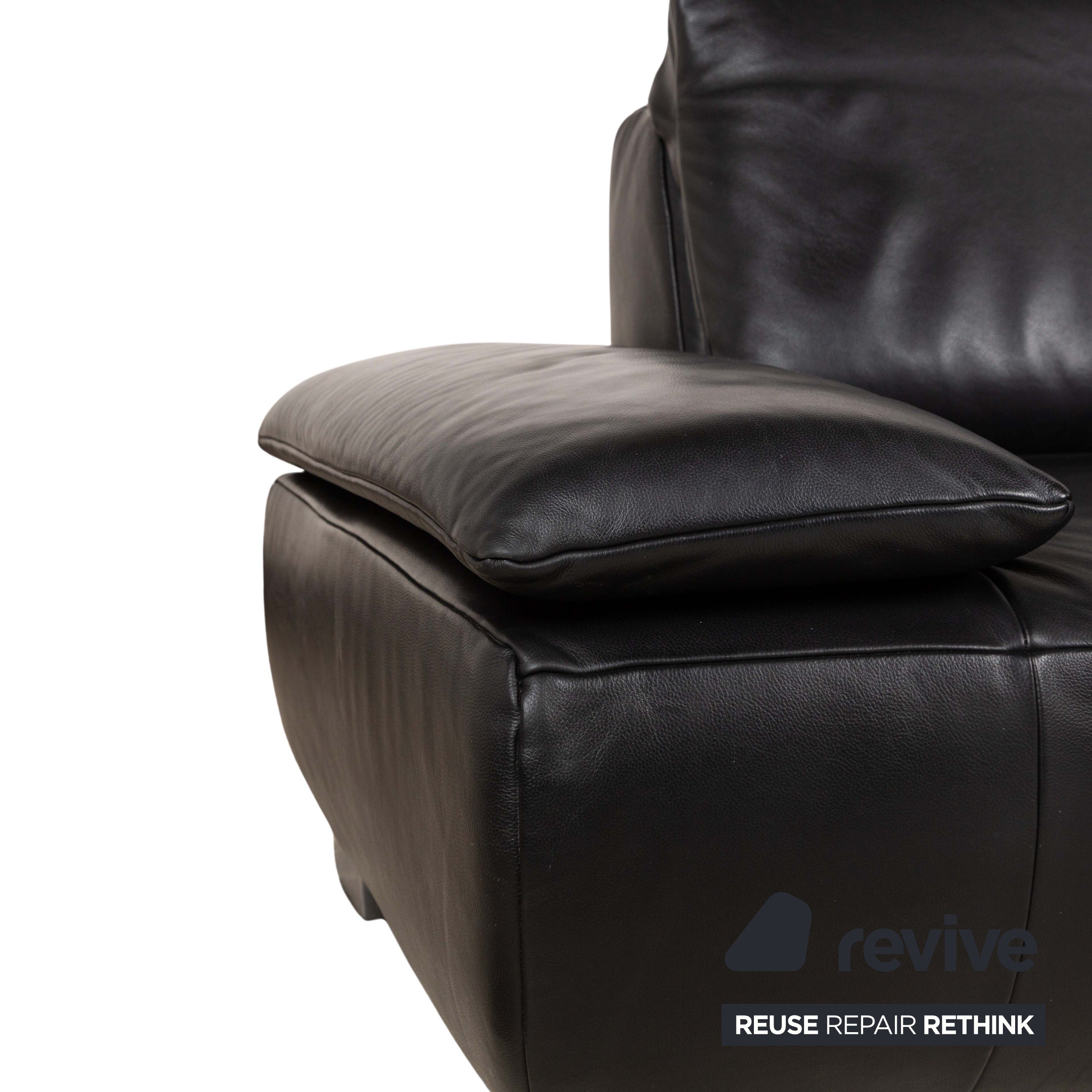 Koinor Volare Leather Armchair Black manual function