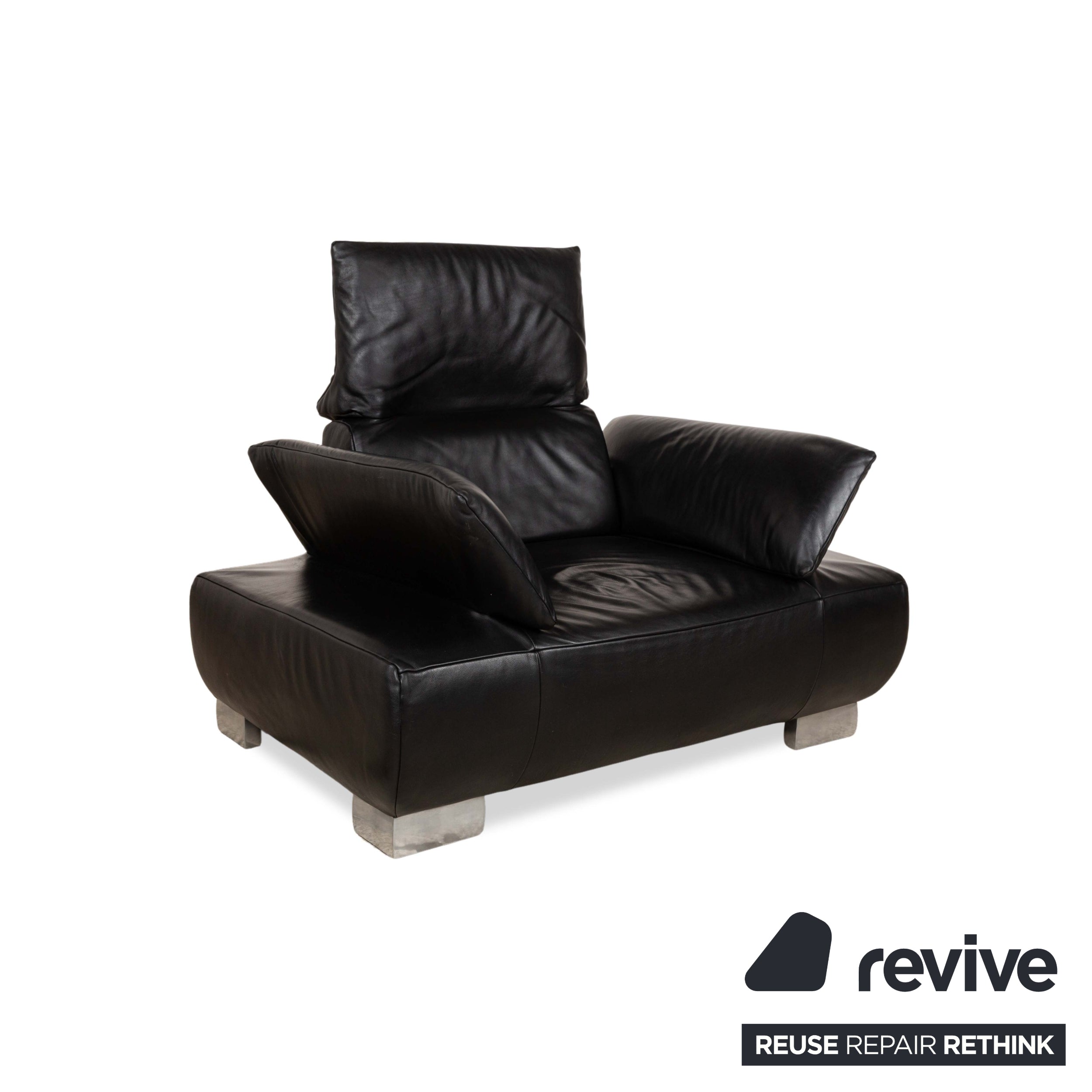 Koinor Volare Leather Armchair Black manual function