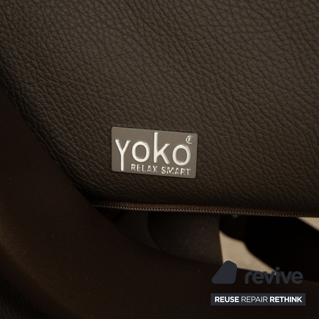 Koinor YOKO NO.5 Leather Armchair Gray Electric Function Relaxation Chair