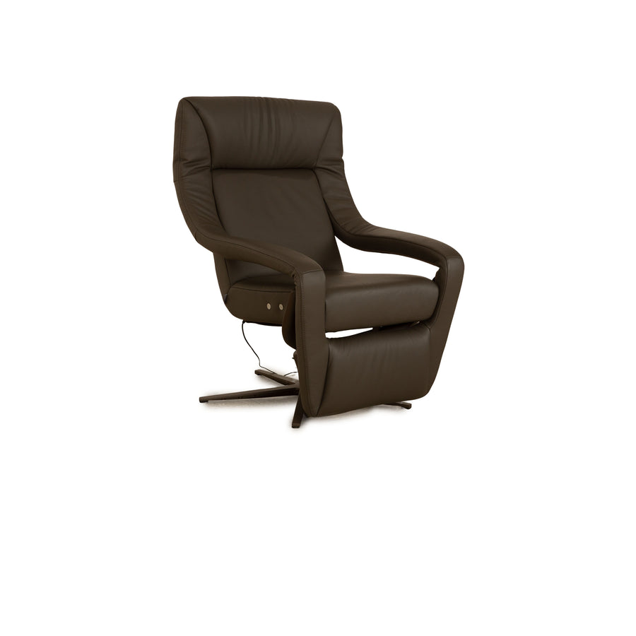 Koinor YOKO NO.5 Leather Armchair Gray Electric Function Relaxation Chair