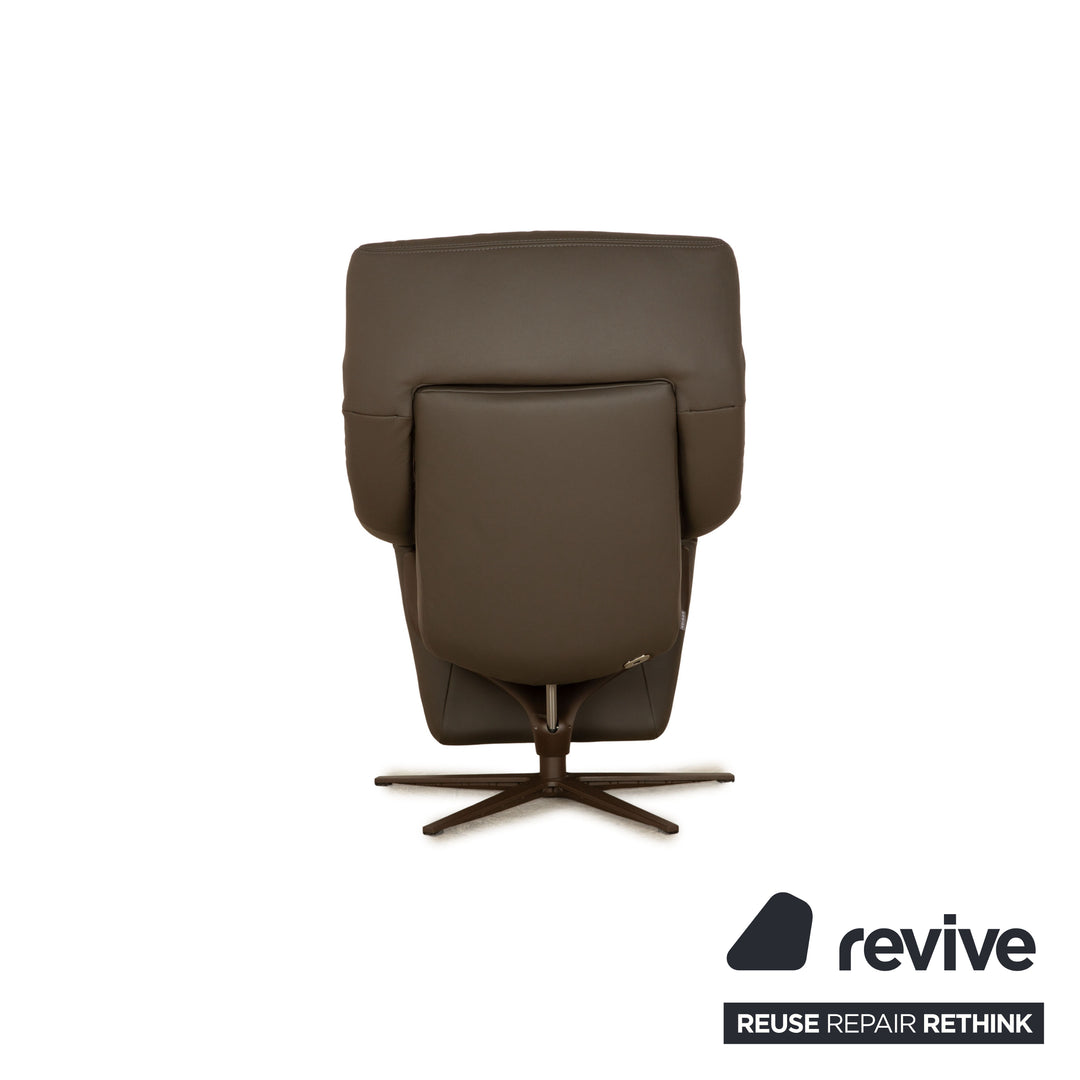 Koinor YOKO NO.5 Leather Armchair Gray Electric Function Relaxation Chair