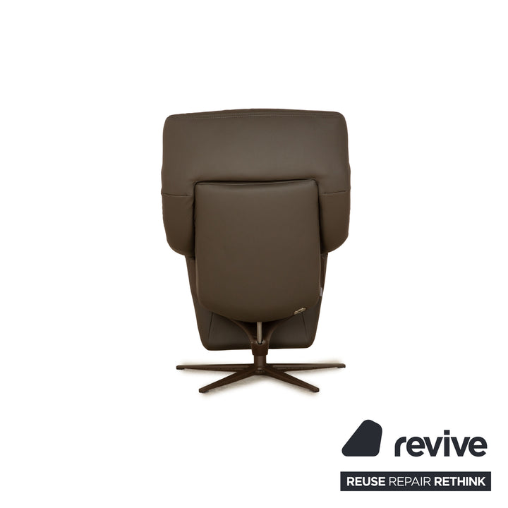 Koinor YOKO NO.5 Leather Armchair Gray Electric Function Relaxation Chair