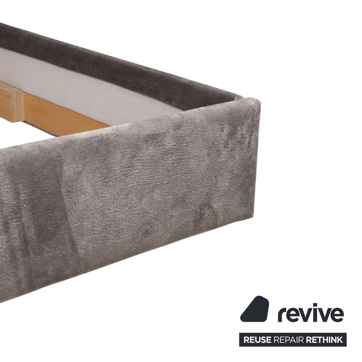 Tissu contraste Lit Gris Anthracite