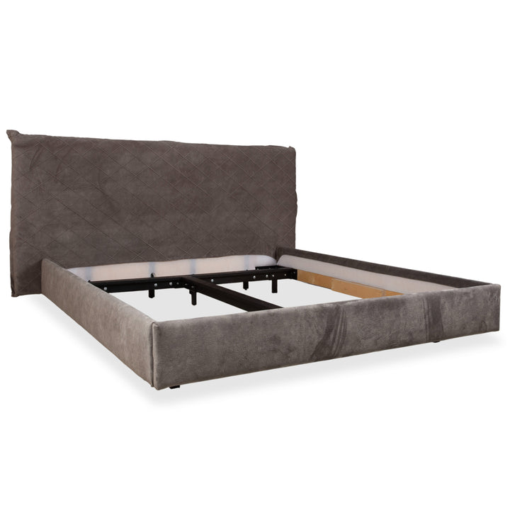 Tissu contraste Lit Gris Anthracite