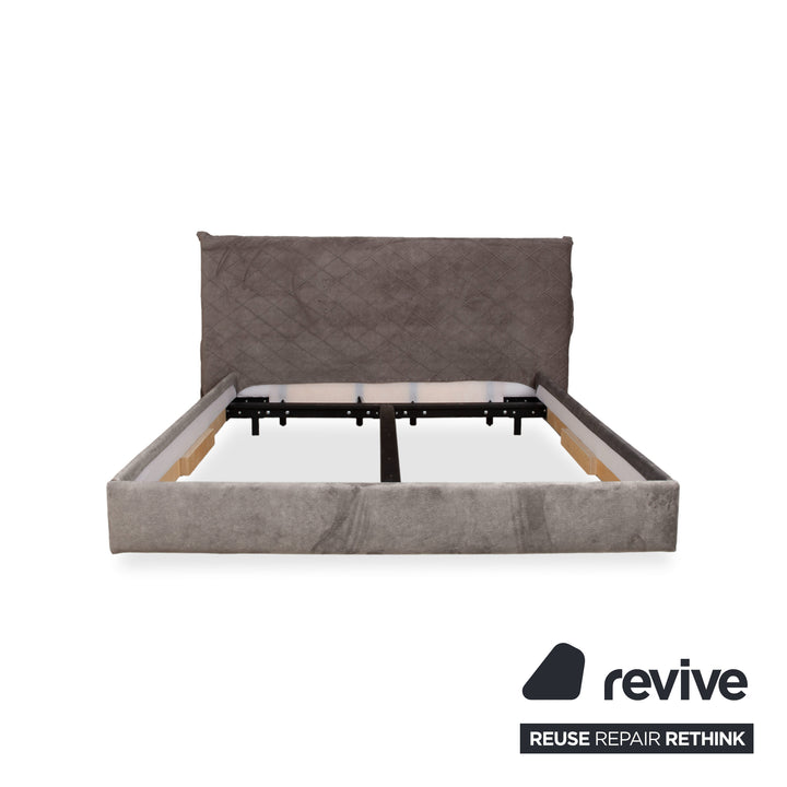 Tissu contraste Lit Gris Anthracite