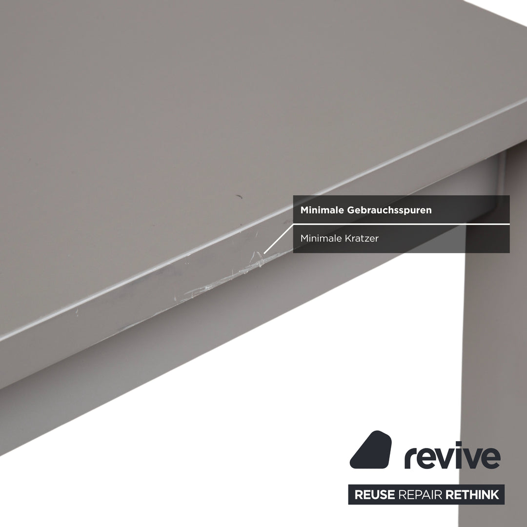 Kristalia be-Easy wooden desk, grey