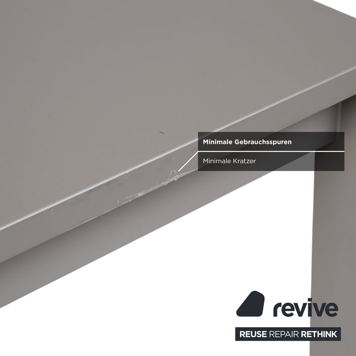 Kristalia be-Easy wooden desk, grey