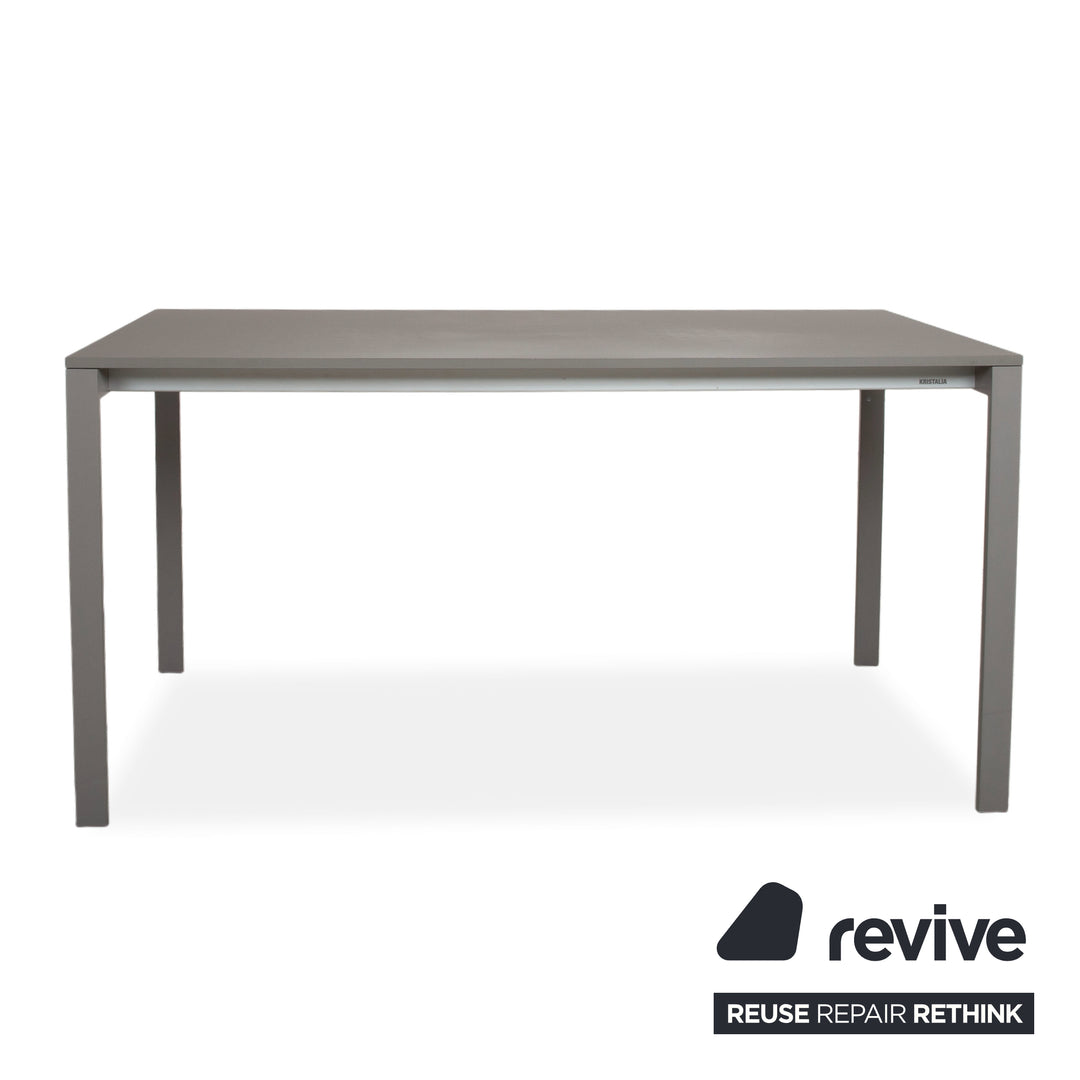 Kristalia be-Easy Holz Schreibtisch Grau