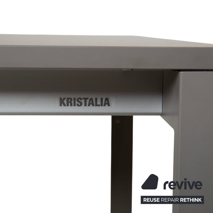 Kristalia be-Easy wooden desk, grey