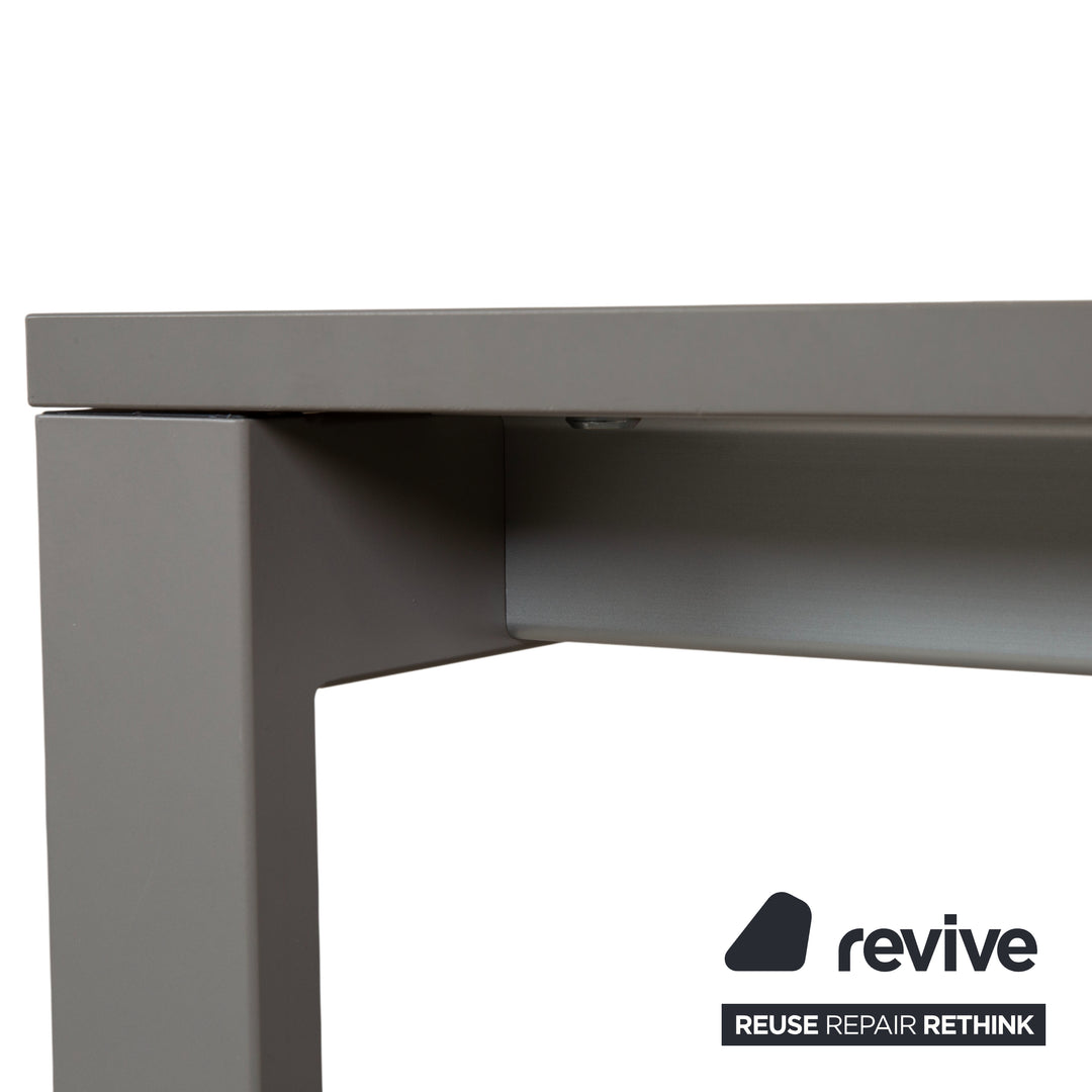 Kristalia be-Easy wooden desk, grey