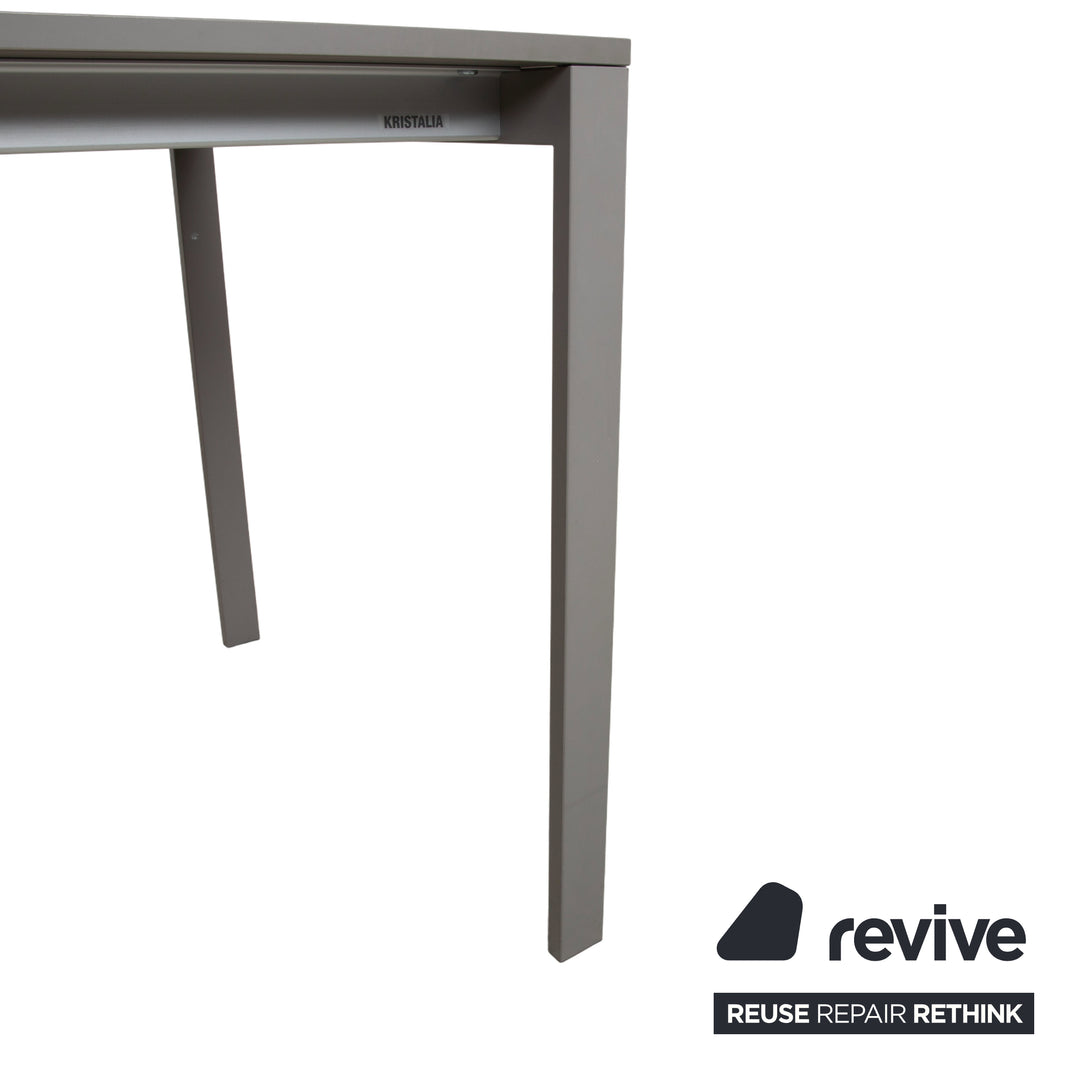 Kristalia be-Easy wooden desk, grey