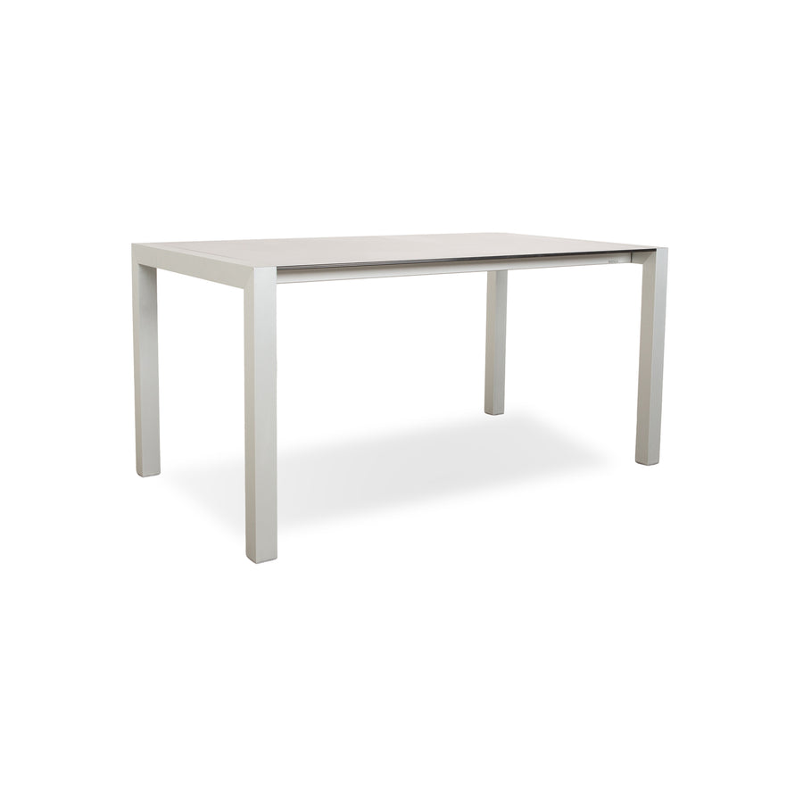 Kristalia Sushi Aluminium Esstisch Grau Ausziehfunktion 150/187/225 x 75 x 90