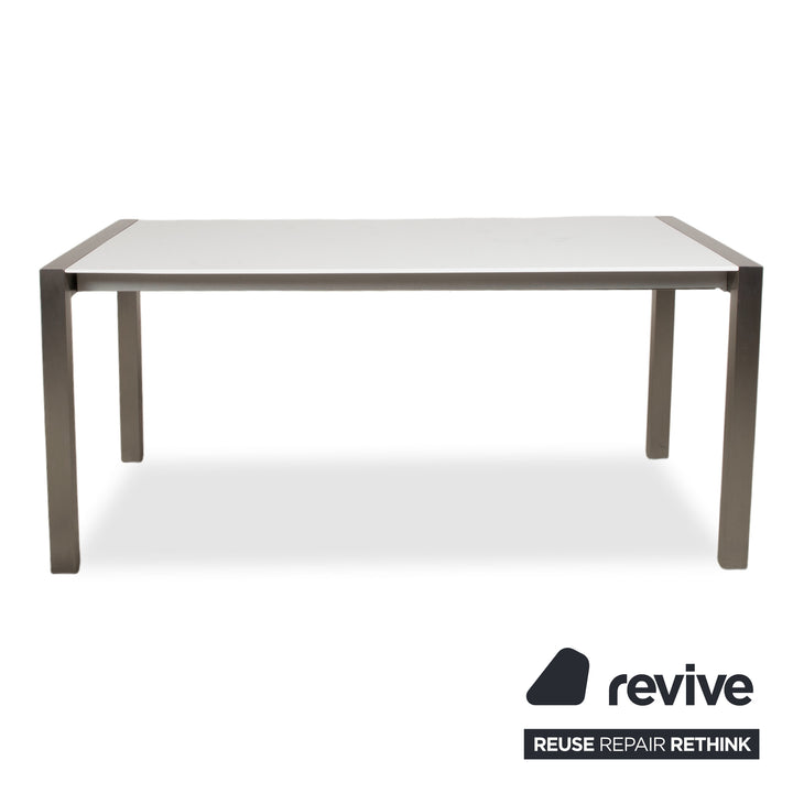 Table à manger extensible Kristalia Sushi Bois Blanc Argent 170-260 x 90 cm