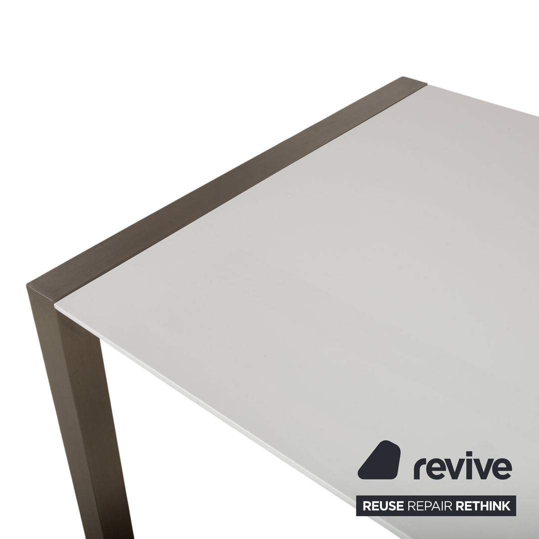 Table à manger extensible Kristalia Sushi Bois Blanc Argent 170-260 x 90 cm