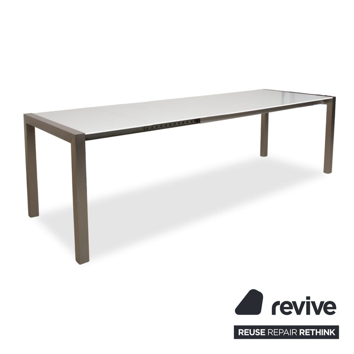 Table à manger extensible Kristalia Sushi Bois Blanc Argent 170-260 x 90 cm