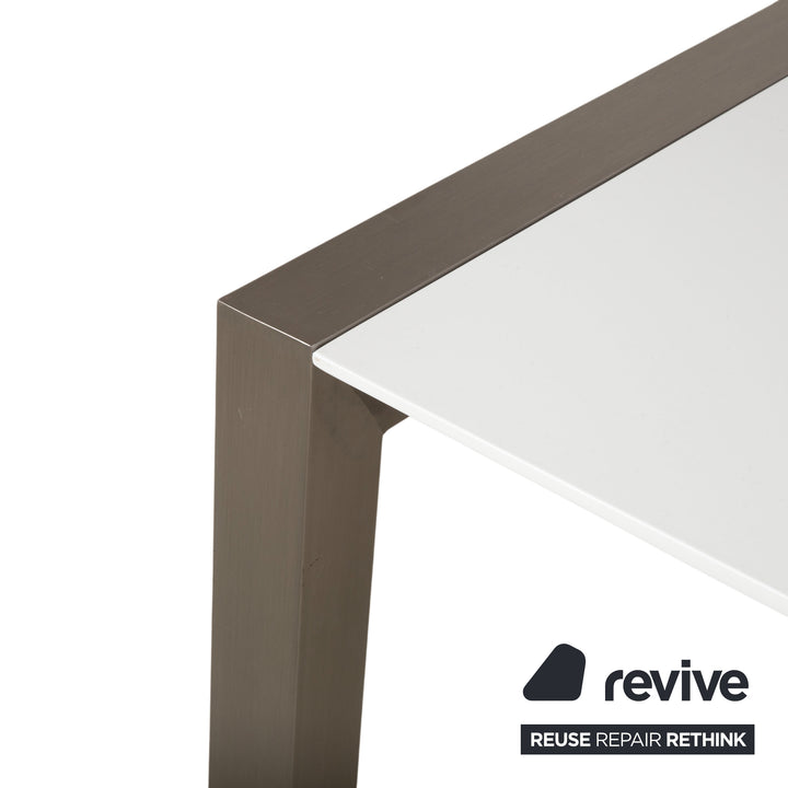 Table à manger extensible Kristalia Sushi Bois Blanc Argent 170-260 x 90 cm