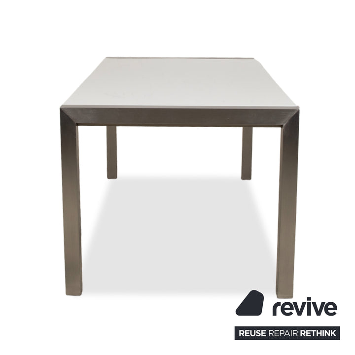 Table à manger extensible Kristalia Sushi Bois Blanc Argent 170-260 x 90 cm