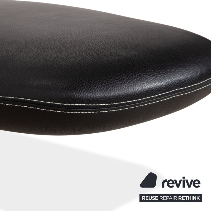kusch+co Colani Vegan Leather Skai Sortega Chaise Lounge Dark Brown