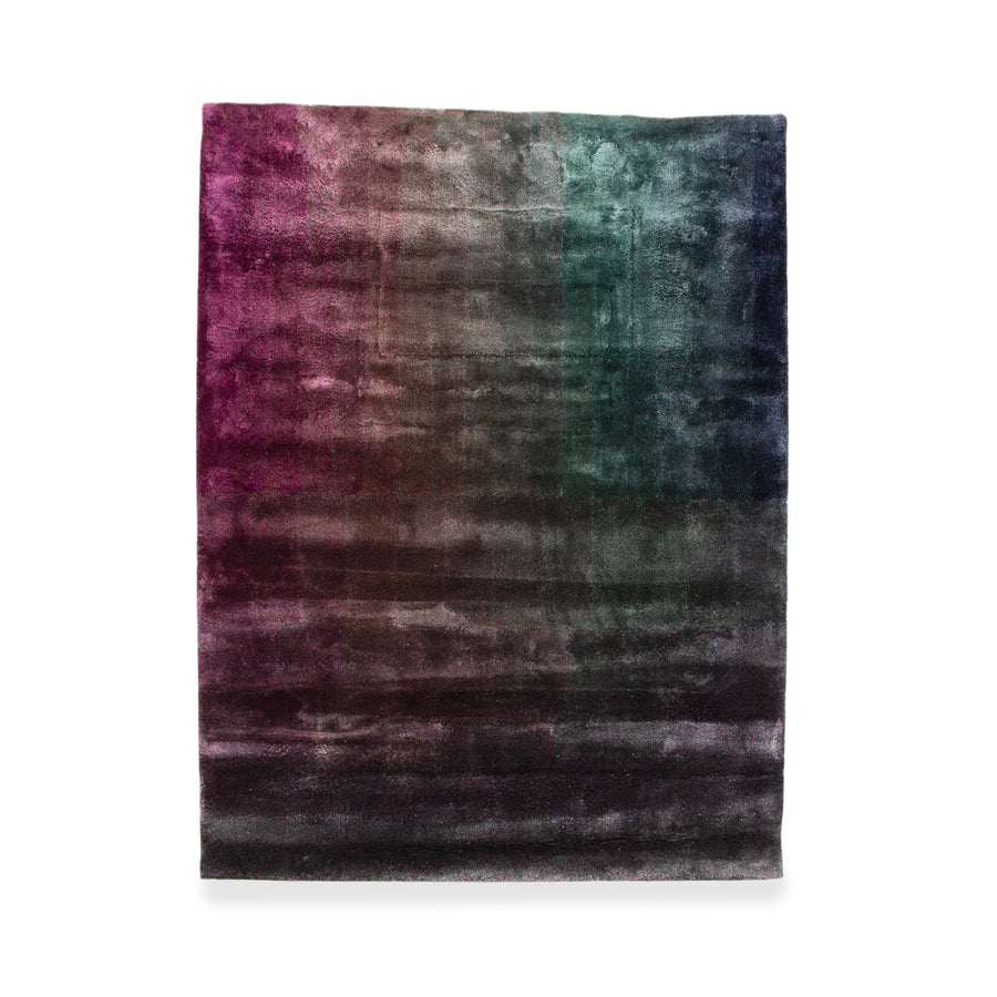 kvadrat Technicolour Field Bambus Seide Teppich